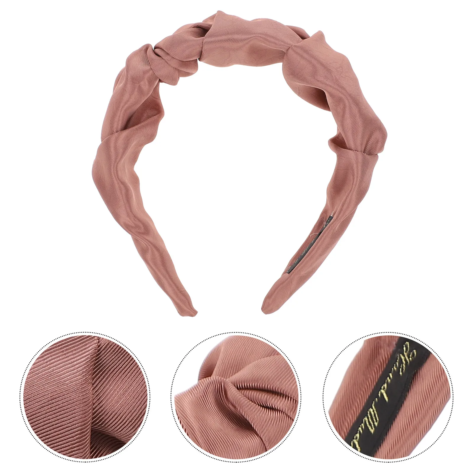 

Twisted Vintage Headband Wide Soft Cotton Headbands for Women Girls Stylish Retro Hair Hoop Elastic Colorful Face