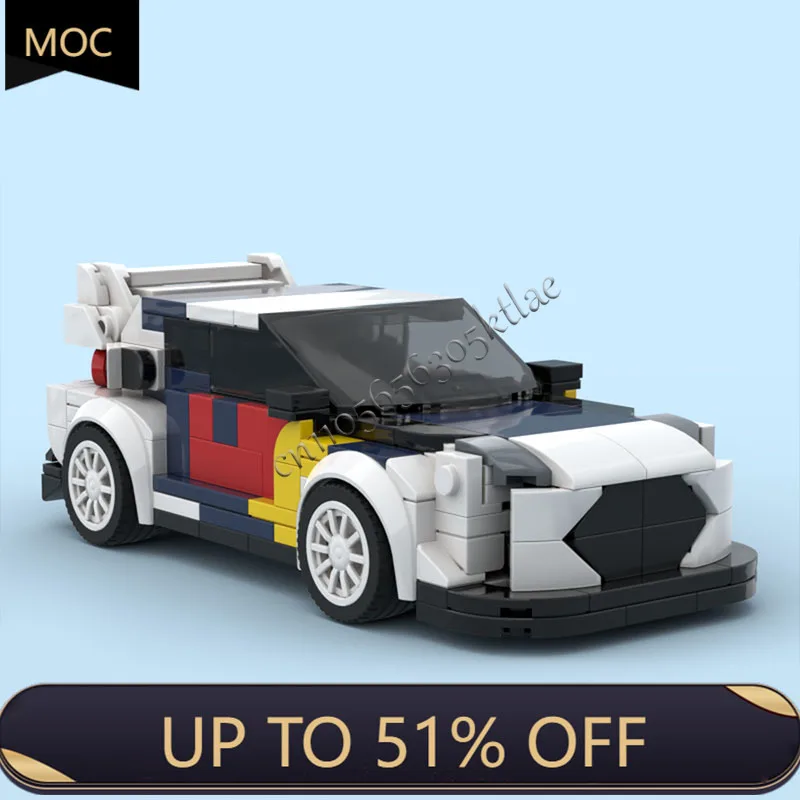 

292 шт. 2024 MOC Speed Competition Series WRC Racing Building Blocks Модель DIY Творческие технологии Кирпичи Игрушки Детские праздничные подарки