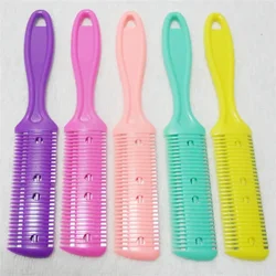 Multicolor Hair Cutting Comb Hair Styling Scissor Razor Magic Blade Comb Barber Hairdressing Tool Double-Side Knife Hair Scissor