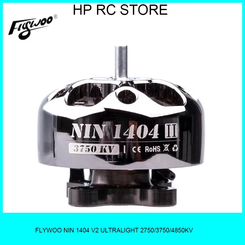 

Сверхлегкий двигатель Flywoo NIN 1404 V2 — 2750/3750/4850 кВ для дронов Whoop/Toothpick