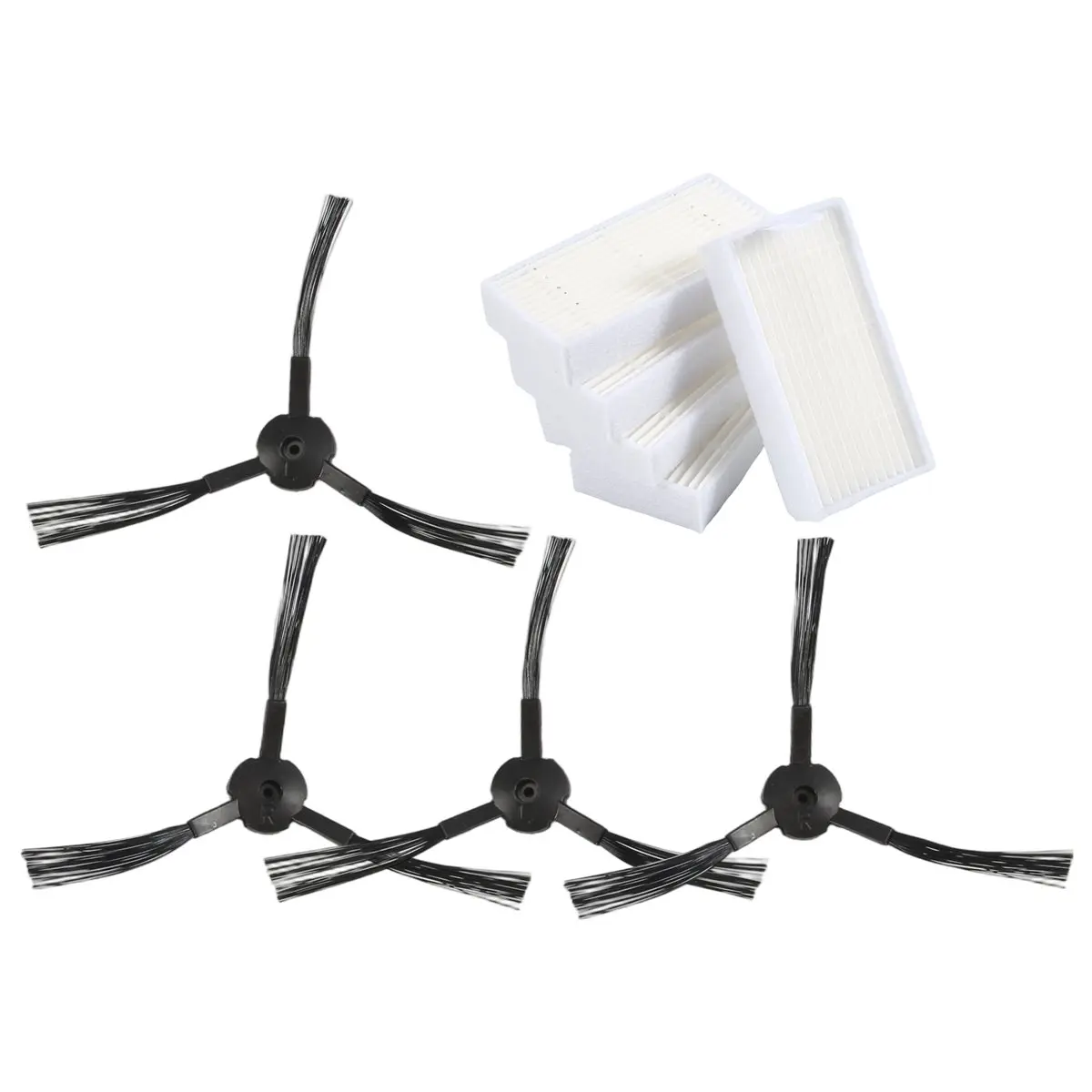 L! DT114^Sponge Hepa Filter Side Brush Robot Vacuum Cleaner Parts for V55 V50 V5 V5S V3 V3S V50 Pro X5 Accessories