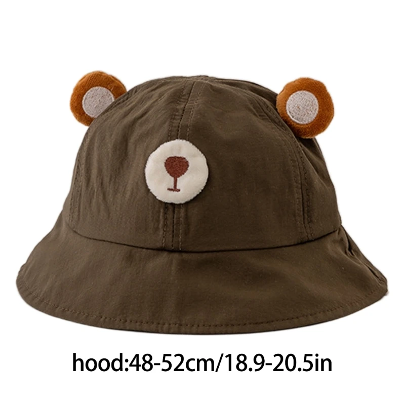 Baby Fisherman Hat Toddler Baby Girls Cotton Hat Nursery Bucket Hat Headwrap for Baby Girls Nursery Bucket Hat image 6
