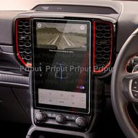Tempered glass protective film For Ford Ranger Lariat 2024 2025 Car infotainment GPS navigation screen protector