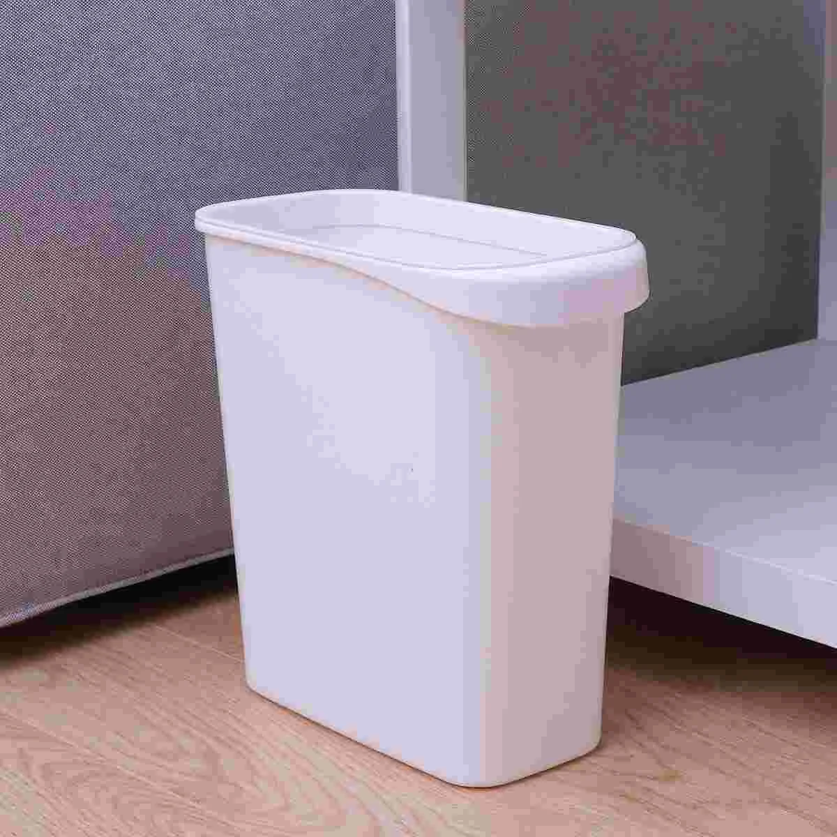 

Nordic Style Mini Trash Can Desktop Rectangular Waste Bin Household Garbage Organizer Litter Holder for Bathroom Kitchen Living