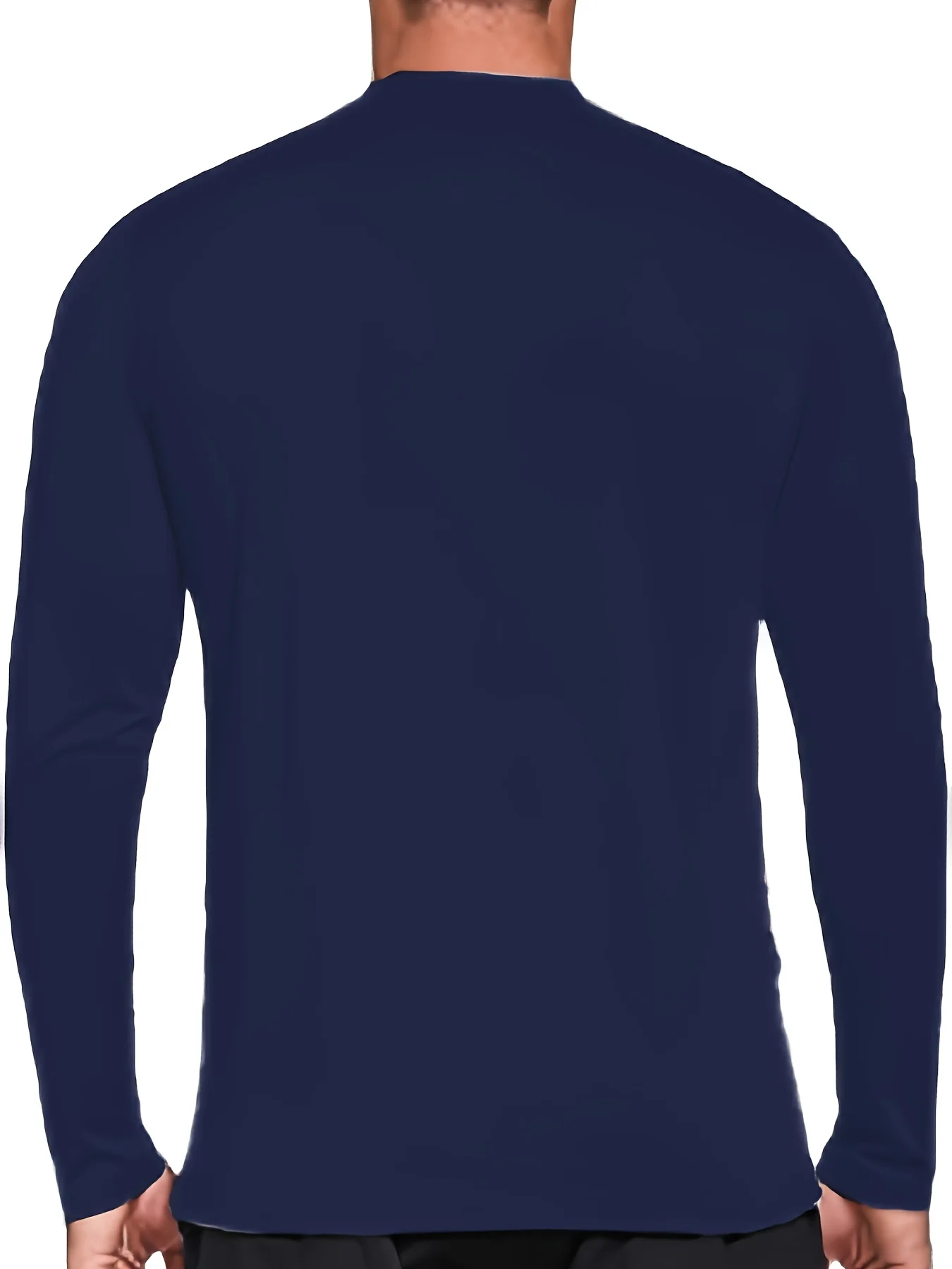 Men's 100% pure cotton loose and comfortable sports and leisure California letter printed round neck long sleeved T-shirt top view 6