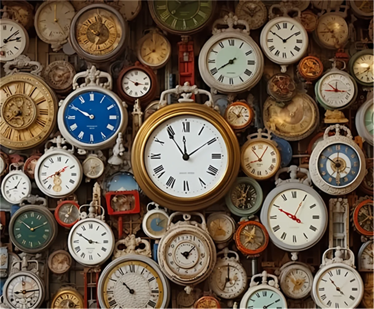 성인을 위한 직소 퍼즐 100조각 다채로운 스톱워치 형성 가족 친구를 위한 나무 교육 게임 홈 장식