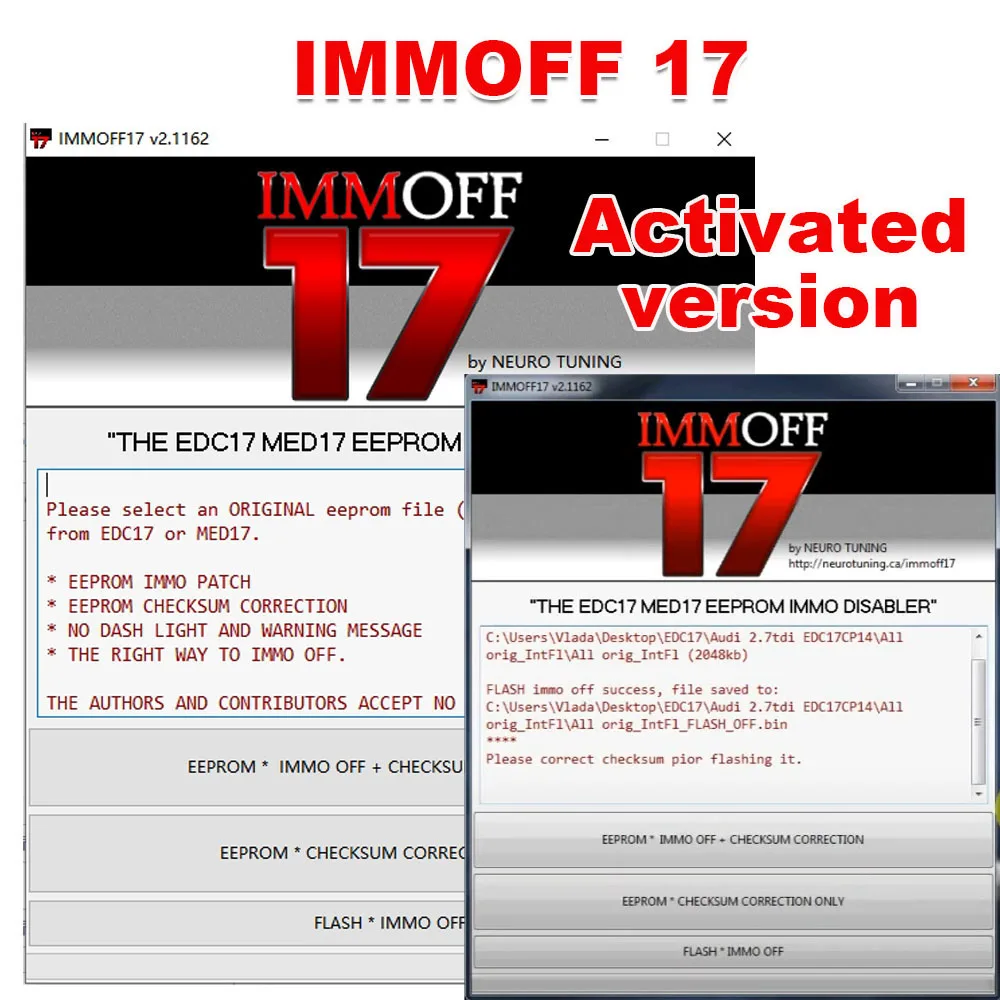 5 in1 Immo Car Software IMMOFF 17 Im mo off 17 Immo Doctor V2.1 AETOOL IMM O REMOVER 1.3 ImmoKiller V1.10IM MO SERVICE TOOL V1.2