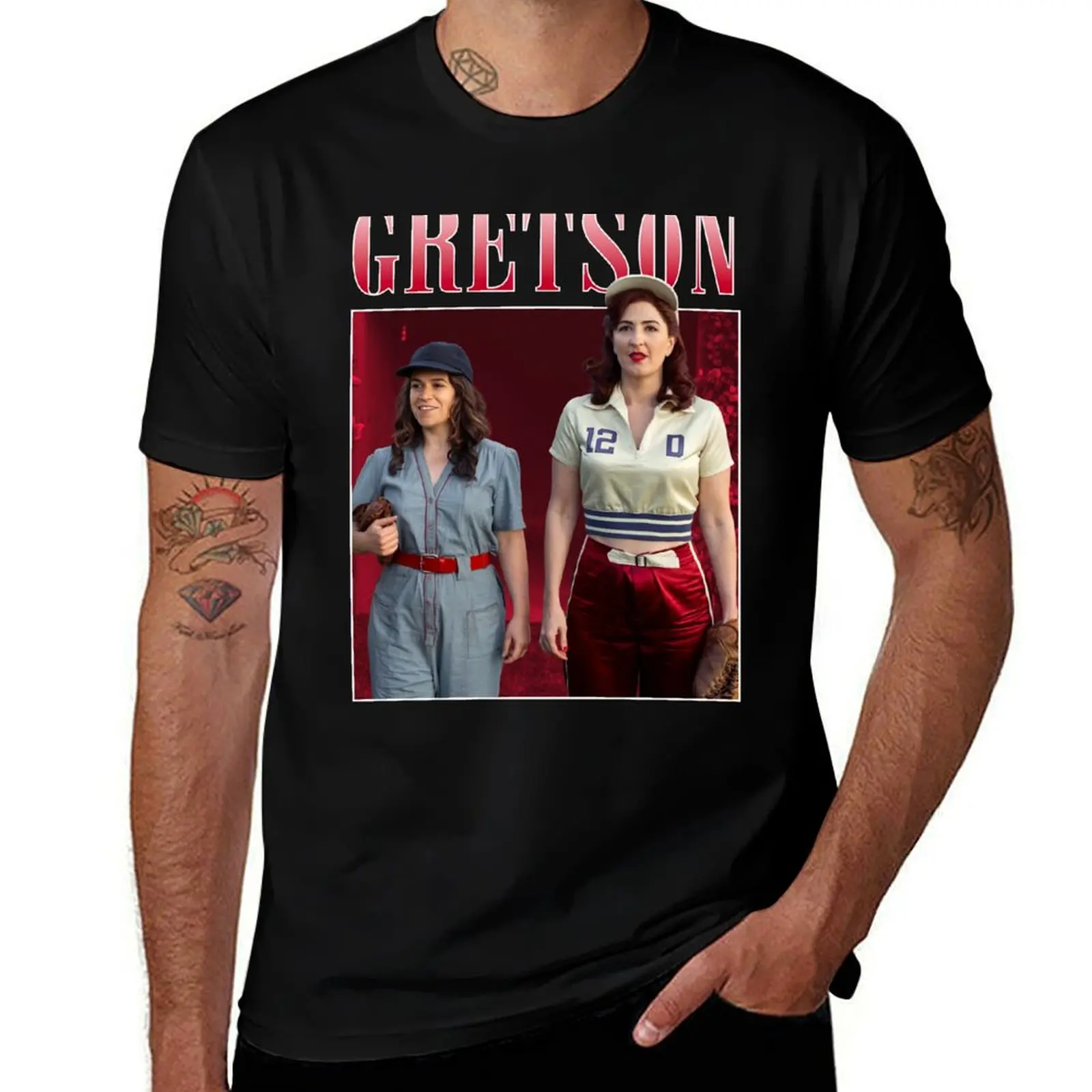 

Carson Shaw & Greta Gill (Gretson) A League of Their Own T-Shirt man t shirts for men T-Shirt