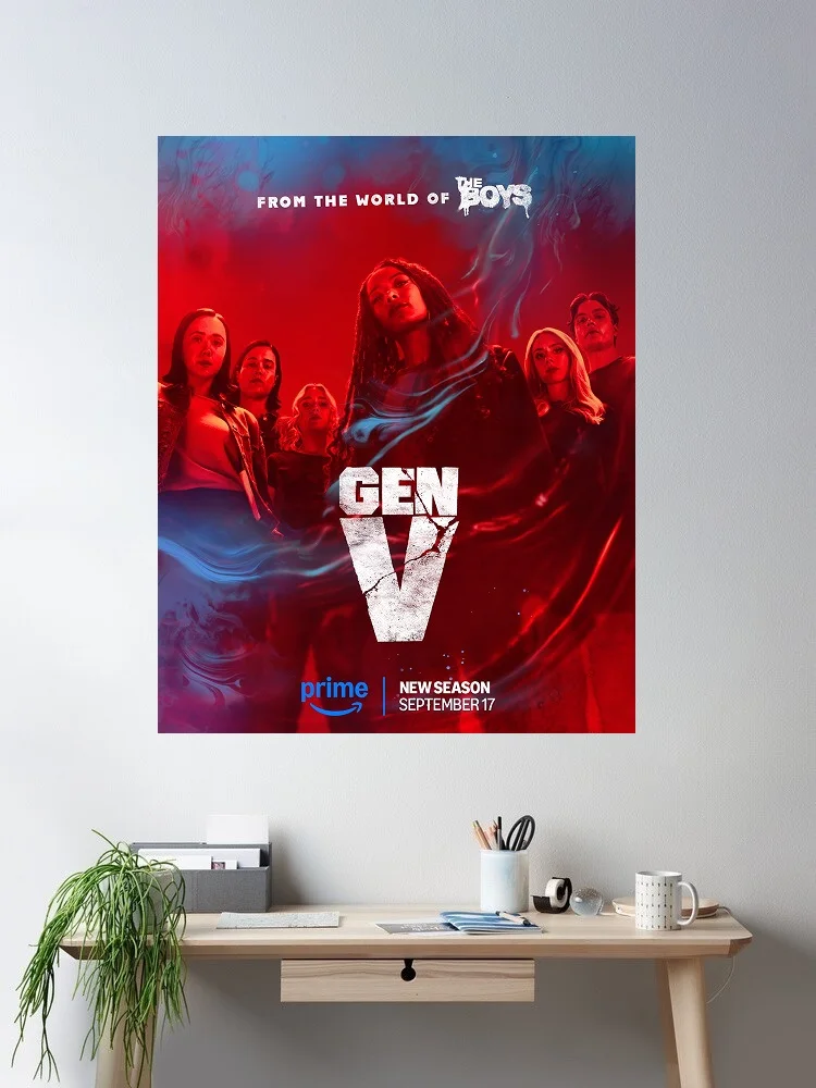 The Boys final season 2026 Movie, Art Print Canvas Poster, Living Room Decor, Home Wall Picture