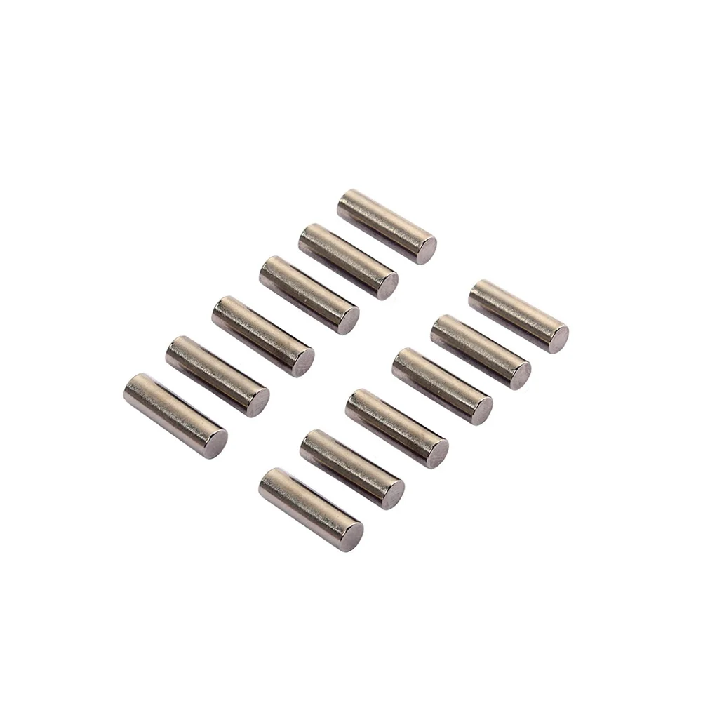 

60Pcs Humbucker Pickup Pole Slugs Plated Steel Rods Replacement Parts Electric Guitar Bass 5Mm Diameter Guitar Pole Slug Rods