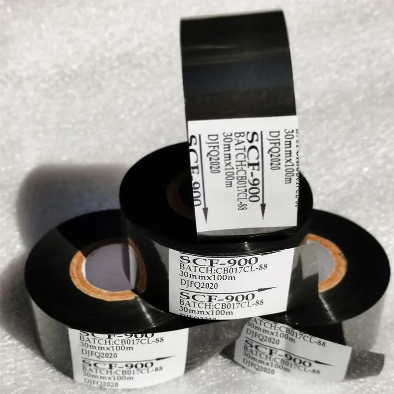 LC1/2 Upgrade Thermal Transfer Ink Ribbon SCF900 25-30mmx100m For Date Code Printer Accessory HP-241, HP-241B, HZ30,241B.241S