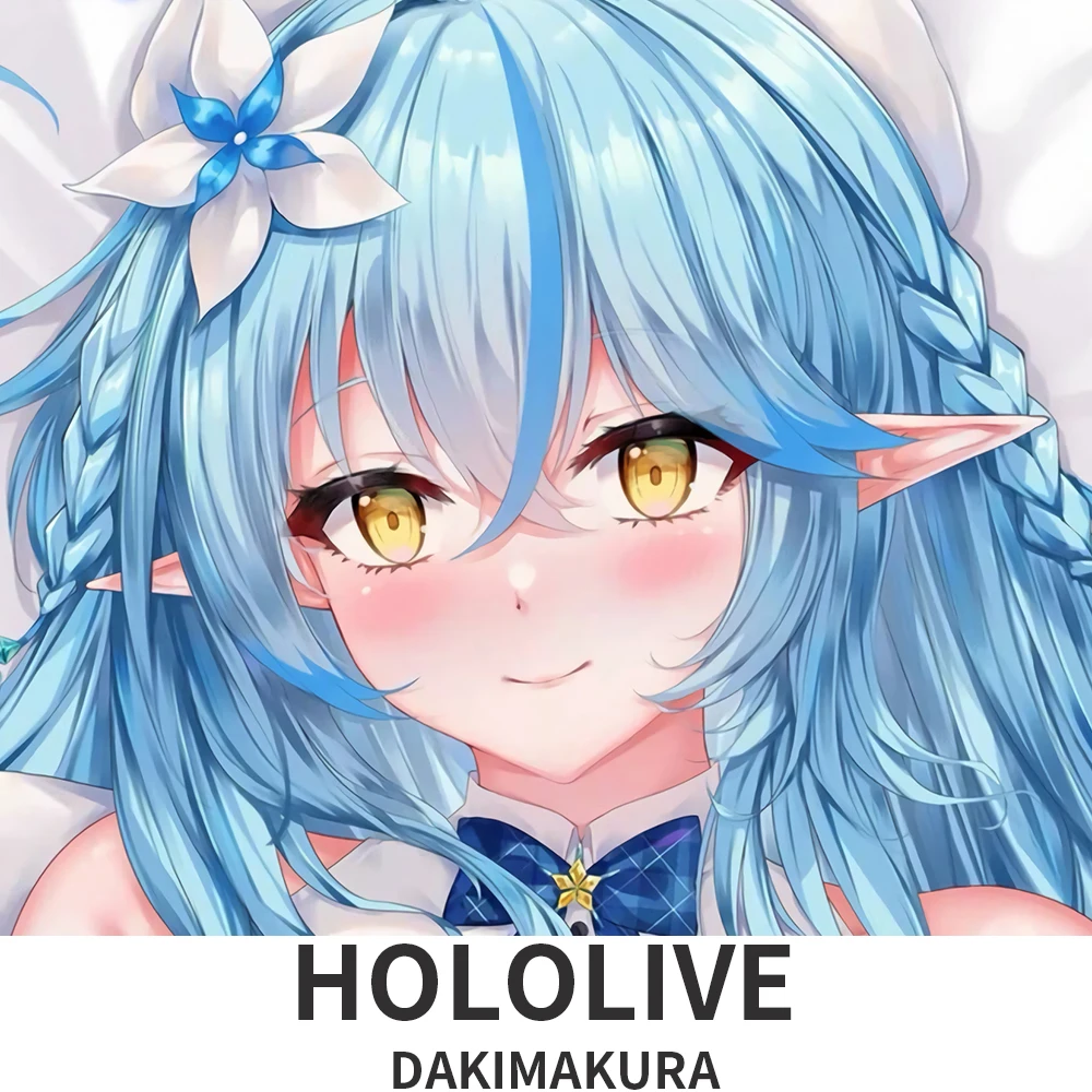 

Наволочка для подушки в стиле аниме Dakimakura hololive Yukihana Lamy, чехол для диванной подушки