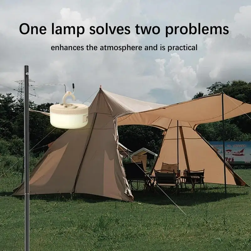 String Lights For Camping 5 Modes Camp Lamp Retractable String Lights LED Rechargeable Waterproof Bright Accidental Lighting For