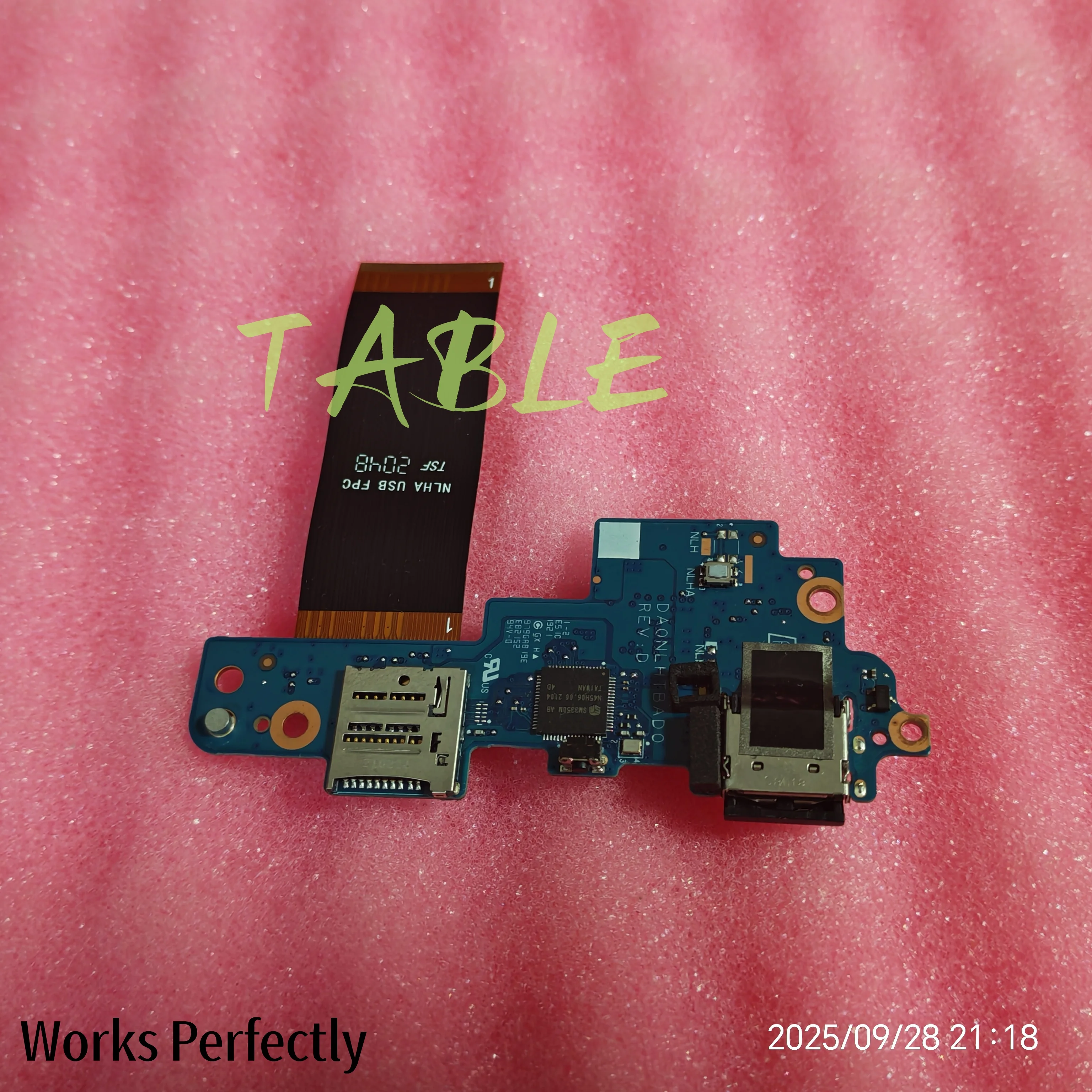For LG 16T90P Usb Card Reader Io Pc Board W/Cable DA0NLHTBAD0