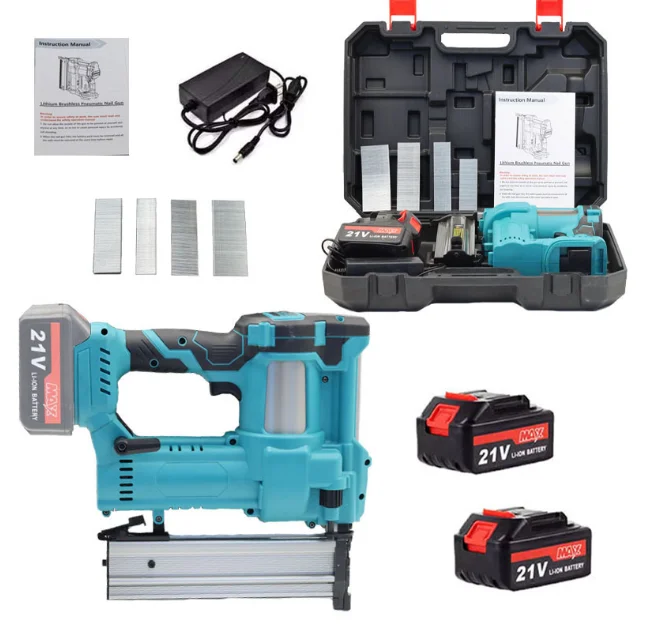Portable  220V F50 Nailer for Furniture Cabinet Making Decoration Woodworking Projects