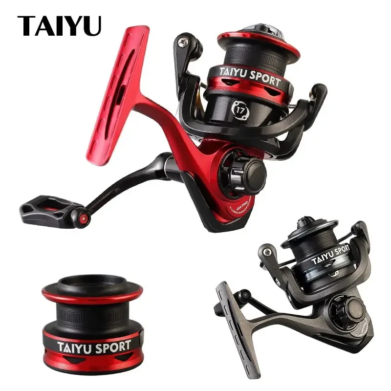 

TAIYU Fishing Reel Spinning 1000 Series Metal Spool Spinning Wheel Goods for Fishing Bass Carp Unload Force Alarm Fishing Reel