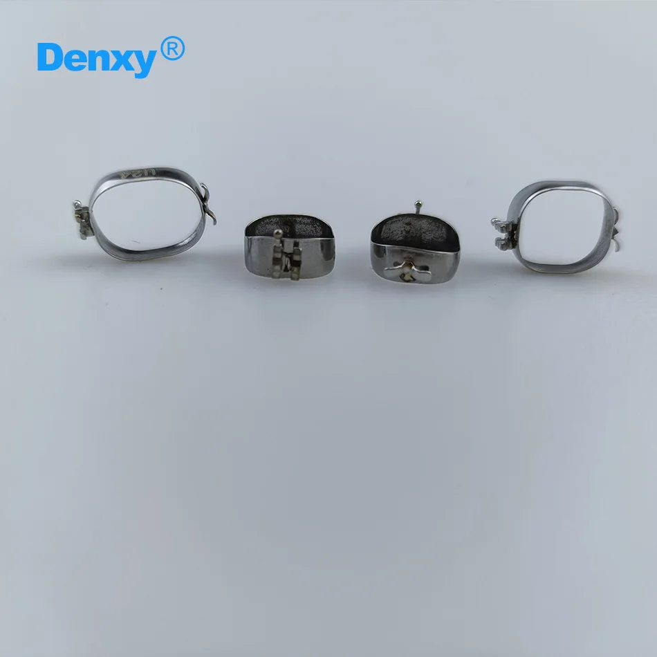 Denxy 5 Sets/Lot Dental-Prämolarenbänder mit Roth-Bracket 1-24 # Orthodontisches Prämolarenband, vorgeschweißt mit Klammern, Zahnarztmaterialien – Detail 4