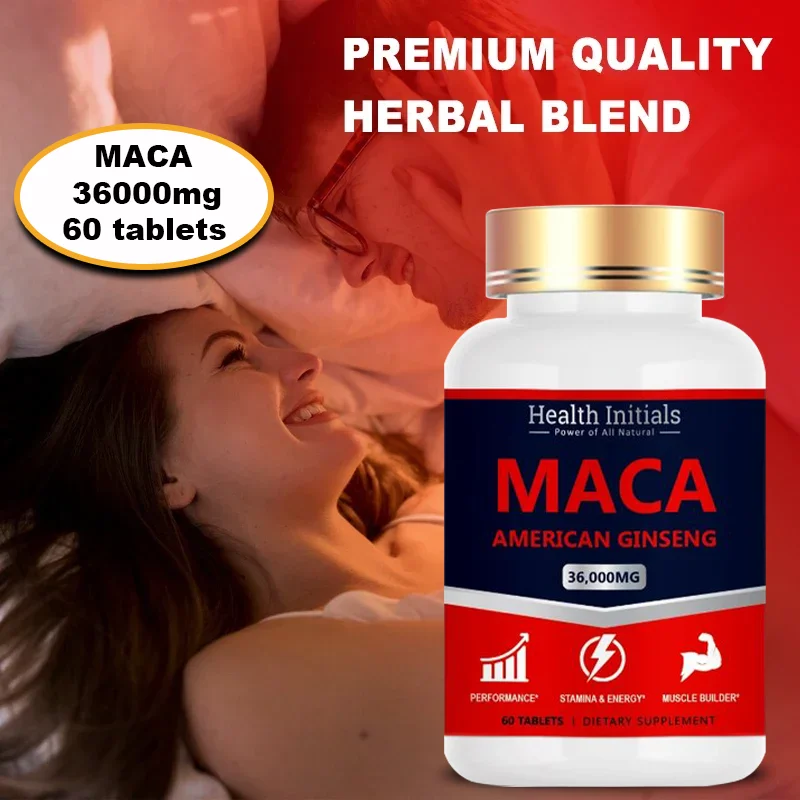 Male Enhancing Supplement—Enlargement Pills for Men Increase Size & Stamina, Enhance Endurance, Natural Maca Ginseng Capsules