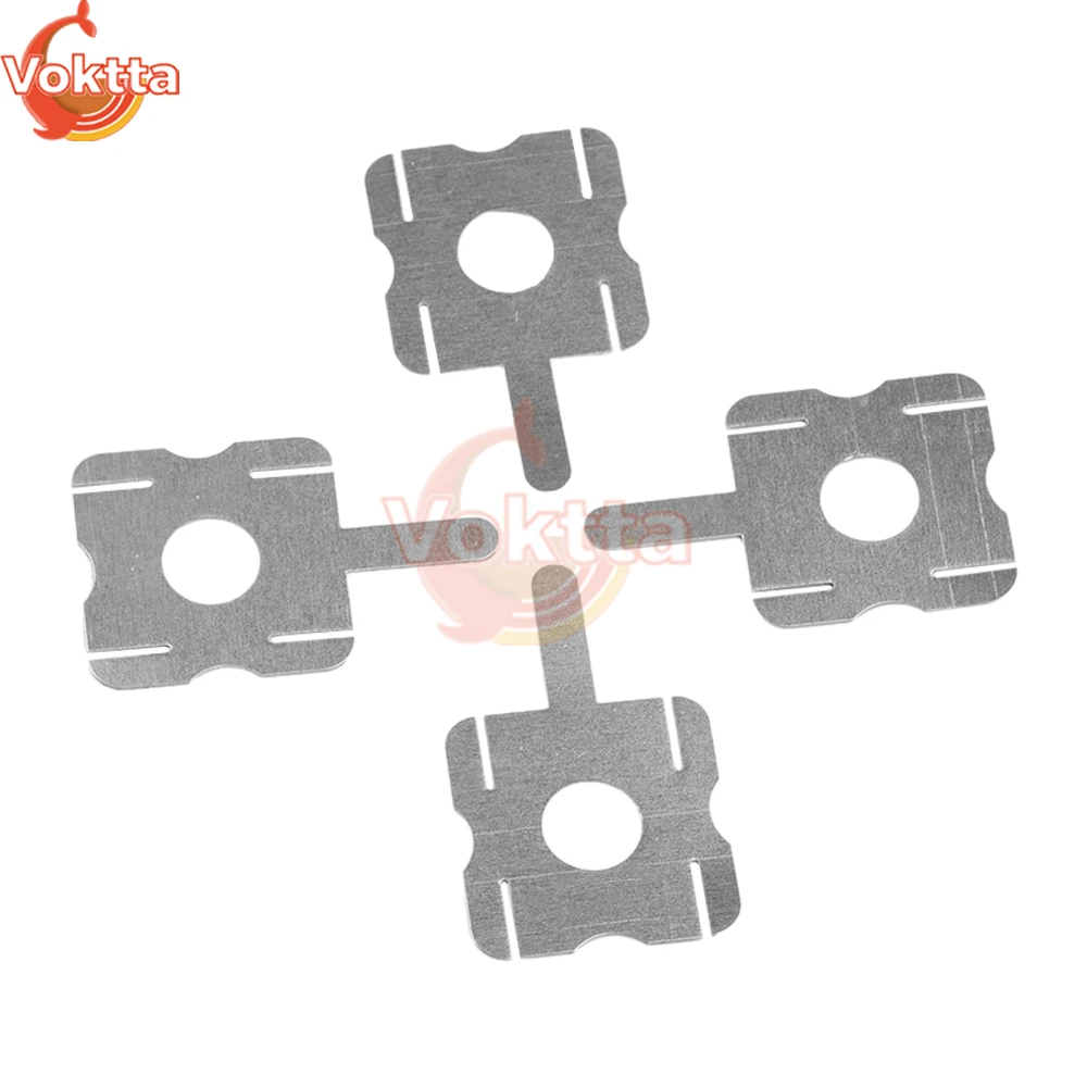 4S 18650 Lithium Battery Pack Spring Connector Replace Spot Welding Nickel Sheet U-shaped Battery Welding Tool Kits 30/50pcs