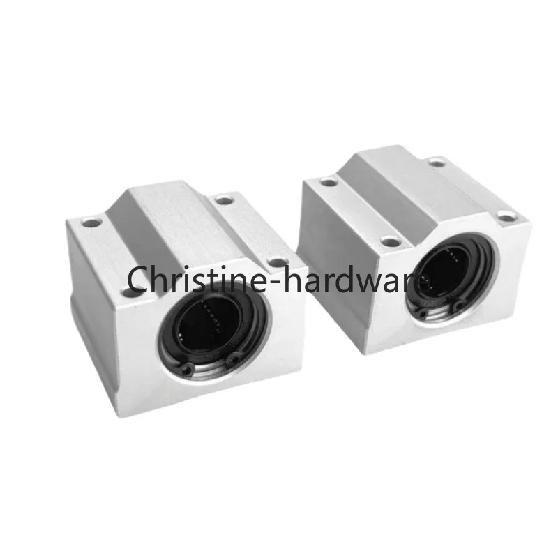 4pcs Linear Motion Ball Bearing Slide Block Bushing SC8UU SCS8UU SC10UU SCS12UU SCS16UU SC20UU Linear Shaft CNC 3D Printer Parts