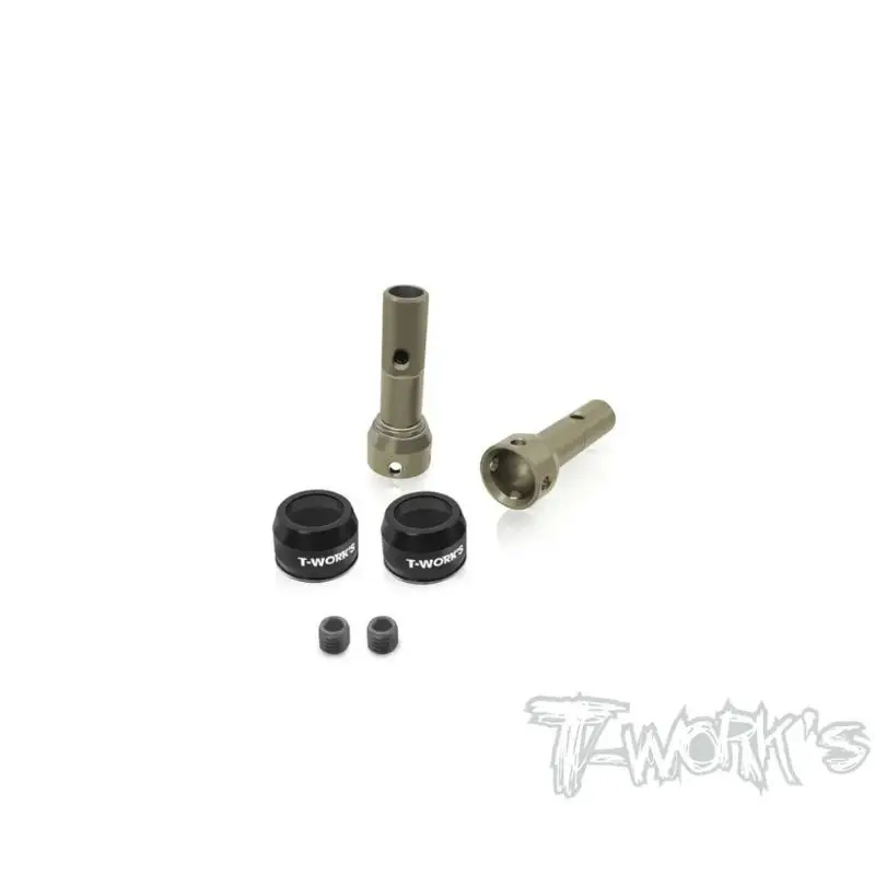 Original T Works TO-278-MP11 Hard Coated 7075-T6 Alum. F/R Axle Shaft ( For Kyosho MP11 )2pcs Rc Tool