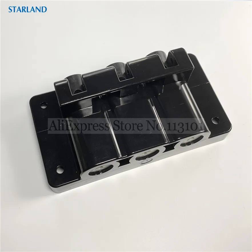 Full Set Black Valve Block Part Front Panel Replacement Fittings Soft Serve Machines BQL-S22/S33 Ice Cream Makers