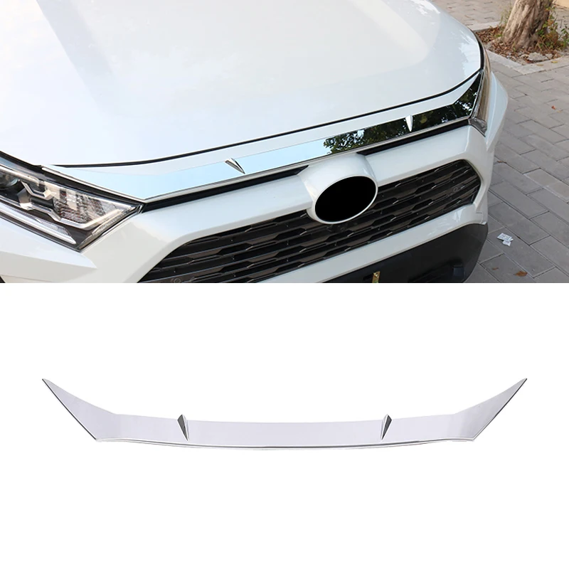 For Toyota RAV4 2019 2020 2021 2022 2023 2024 RAV 4 XA50 Hybrid Car Front Grille Grill Hood Engine Cover Trim Accessaries