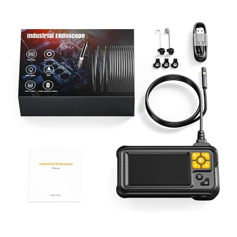 

G99F Inspection Camera Industrial Endoscope 4.3in Screen 8 LEDs Industrial Borescope