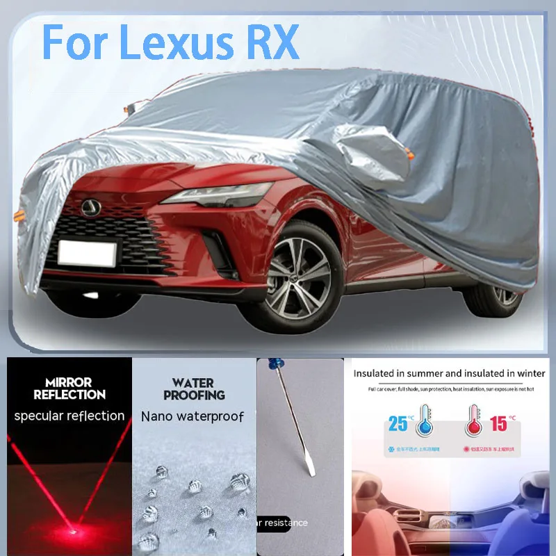 

For Lexus RX Full Car cover with UV protection and Winter Insulation roles,Rainproof,Snowproof Ati-frost properties.