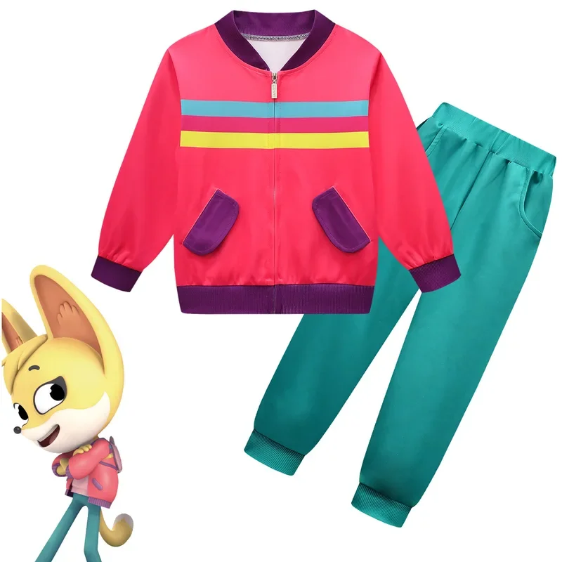 Anime the Creature Cases Felpa per bambini Abito con cappuccio Snow Leopard Amur Costumi Cosplay Ragazzi Costume da spettacolo di Halloween