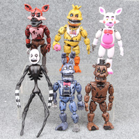 6pcs/set Five Nights at Freddy's High Quality Building Figure Toys 10cm