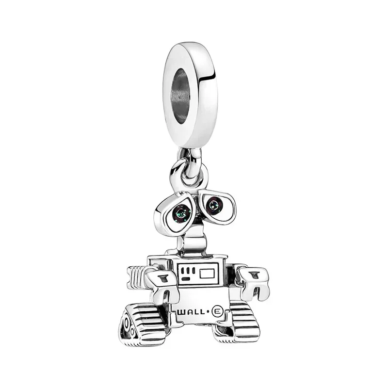 Fit Pandora Disney Pixar E Charm na ścianę do tworzenia biżuterii Anime wisiorek dla kobiet akcesoria do bransoletki dziewczyny bransoletka DIY Bijoux