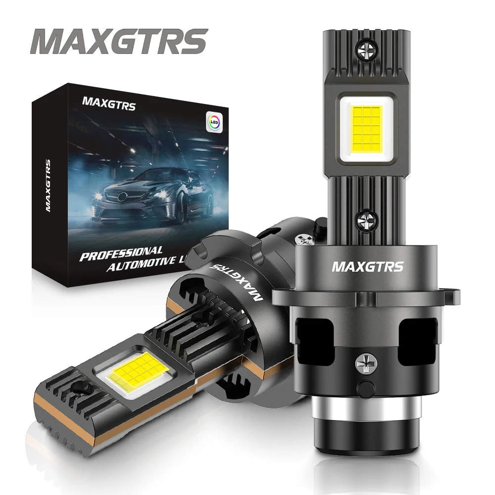 

MAXGTRS D1S D3S LED Canbus D2S D4S D1R D2R D3R Светодиодные лампы для фар 90 Вт 6000 К 28000LM Автоматические ксеноновые лампы Замена Plug&Play 12 В