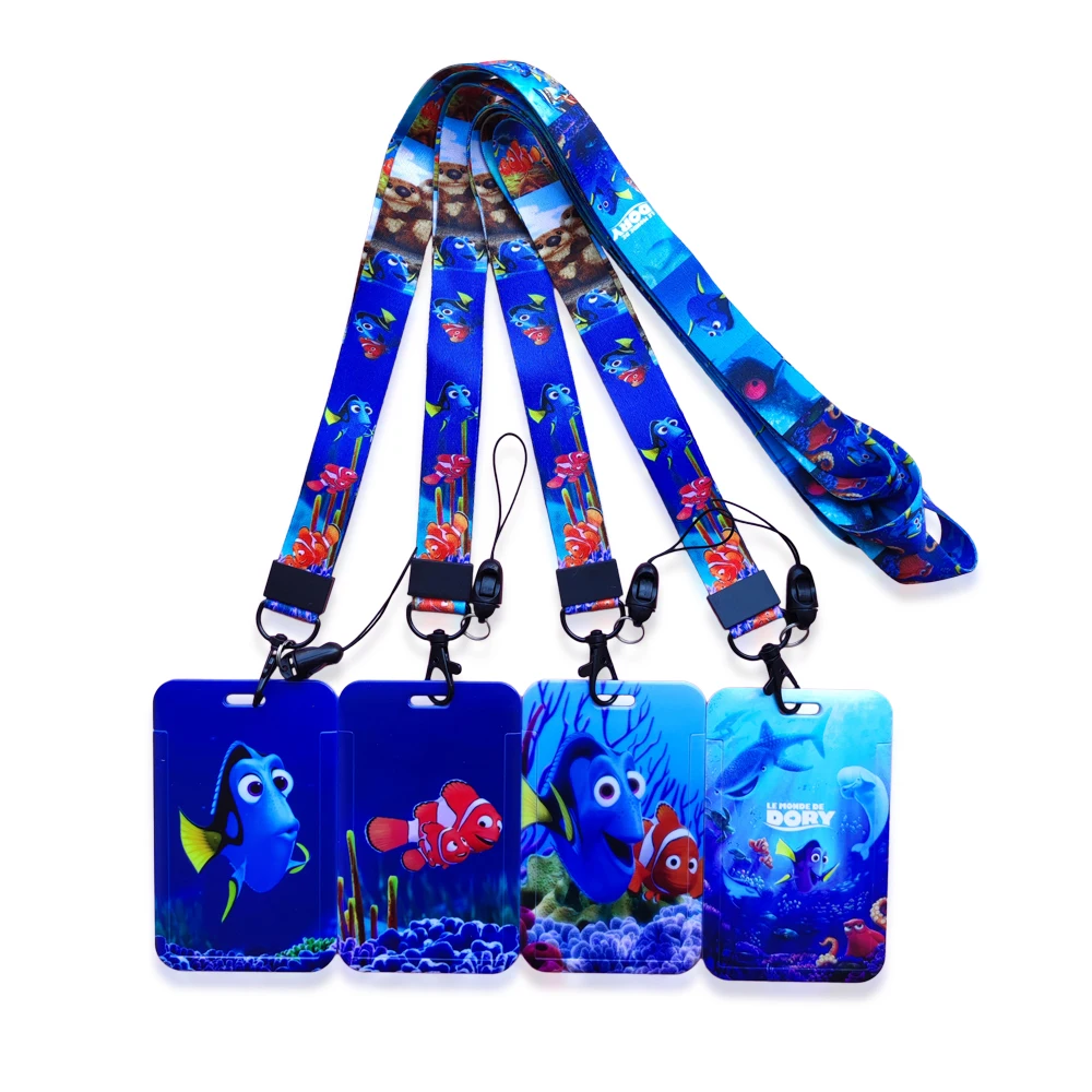 Disney Finding Nemo Kids porta carte d'identità cordino nome porta carte di credito porta carte di credito porta carte d'identità