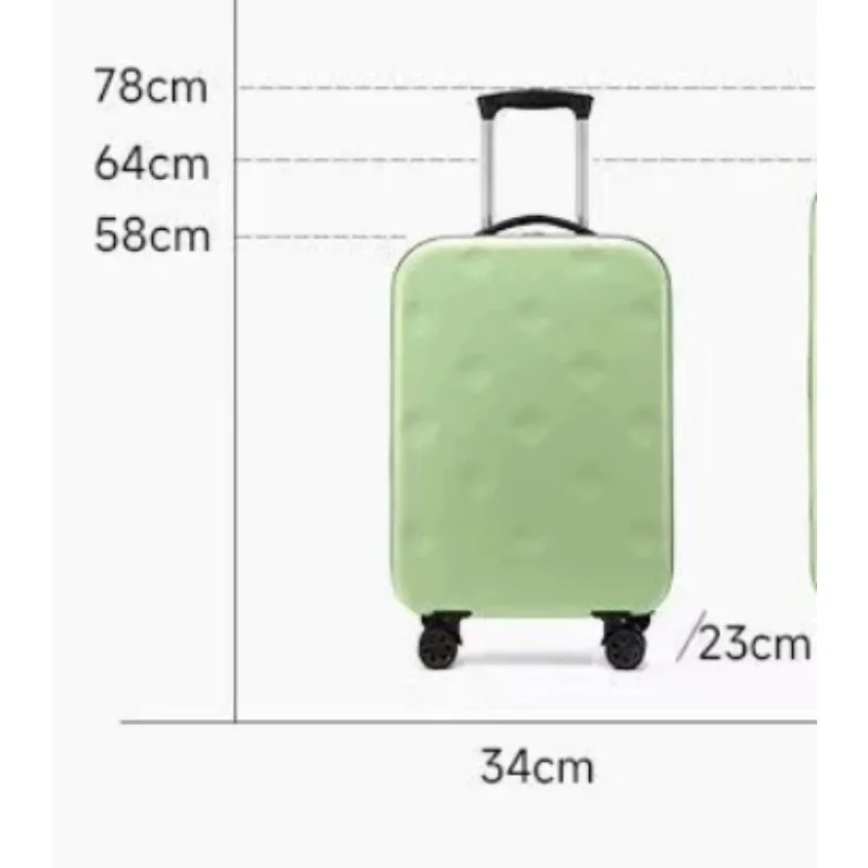 20 Inch Foldable Suitcase Lightweight, Carry On Luggage with 4 Smooth Spinner Wheels, Ultra Thin Lock Travel Case