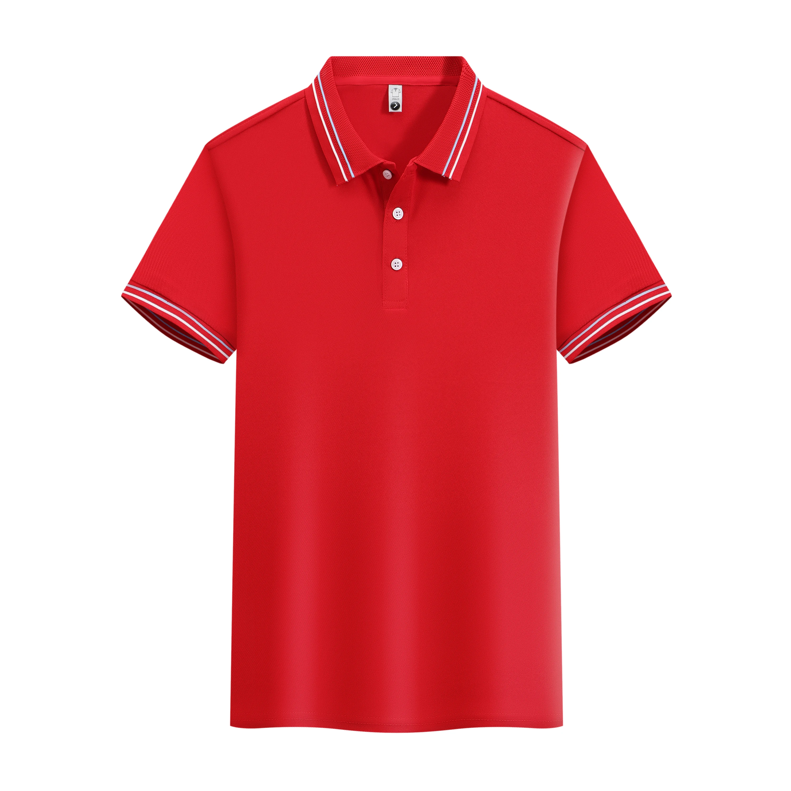 

Men's loose fitting 2024 summer new style collar quick drying breathable casual sportswear half sleeved POLO shirt