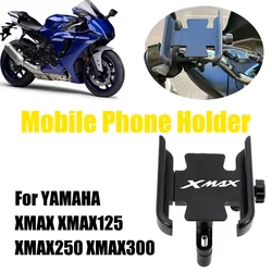 For YAMAHA XMAX XMAX125 XMAX250 XMAX300 125 250 Motorcycle Accessories Mirror Handlebar Mobile Phone Holder GPS Stand Bracket