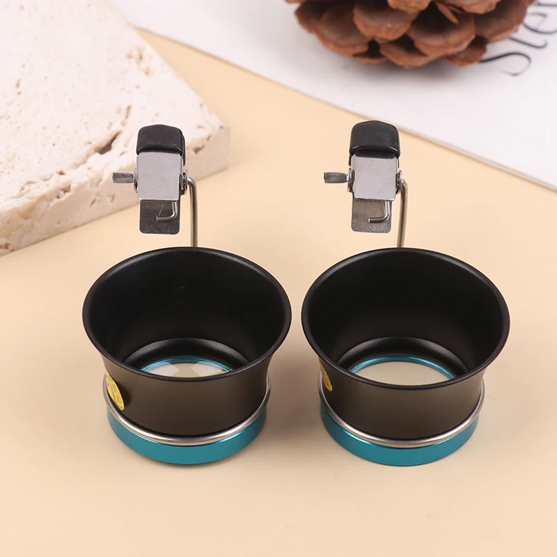 New 5X 10X 20X Eyeglass Magnifier Tool Clip-On Eye Loupe Loop Magnifying Lens Eyepiece Process Operation Watchmakers Repair Tool