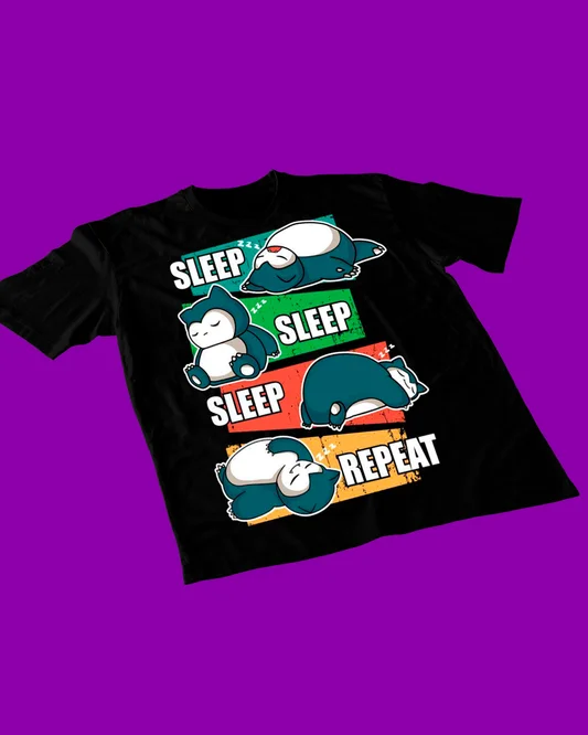 Bandai Pokemon Snorlax Anime Men T Shirt 2026 Summer Y2k Cotton Women Short Sleeve Tee Casual Top Cartoon Graphic Tee