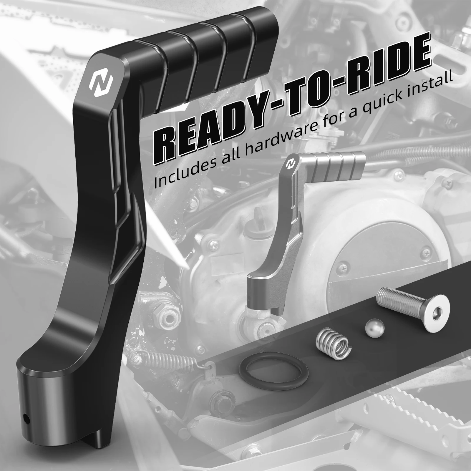 NICECNC ركلة كاتب رافعة لياماها بانشي 350 1987-2006 محرك دراجة نارية دواسة العتلات 2GU-15620-01-00 ATV الملحقات #4