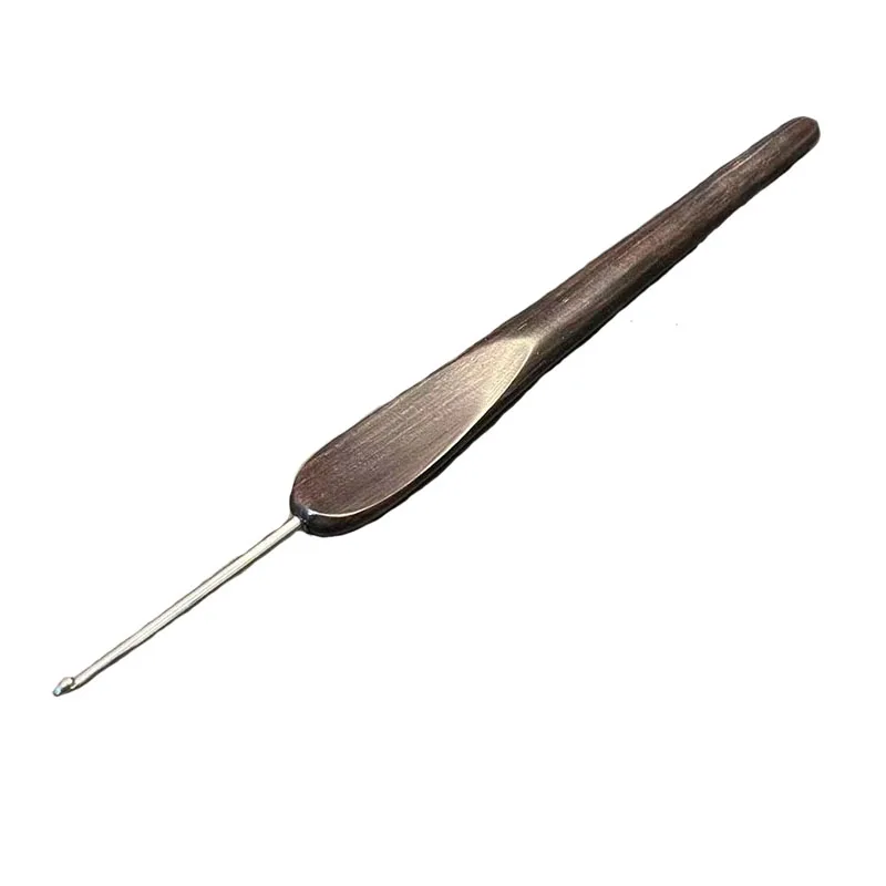 

Вентилятор Ши из черного дерева, ручная полировка, нержавеющая сталь, вязаный крючок «сделай сам», кукла, свитер, инструмент для обуви