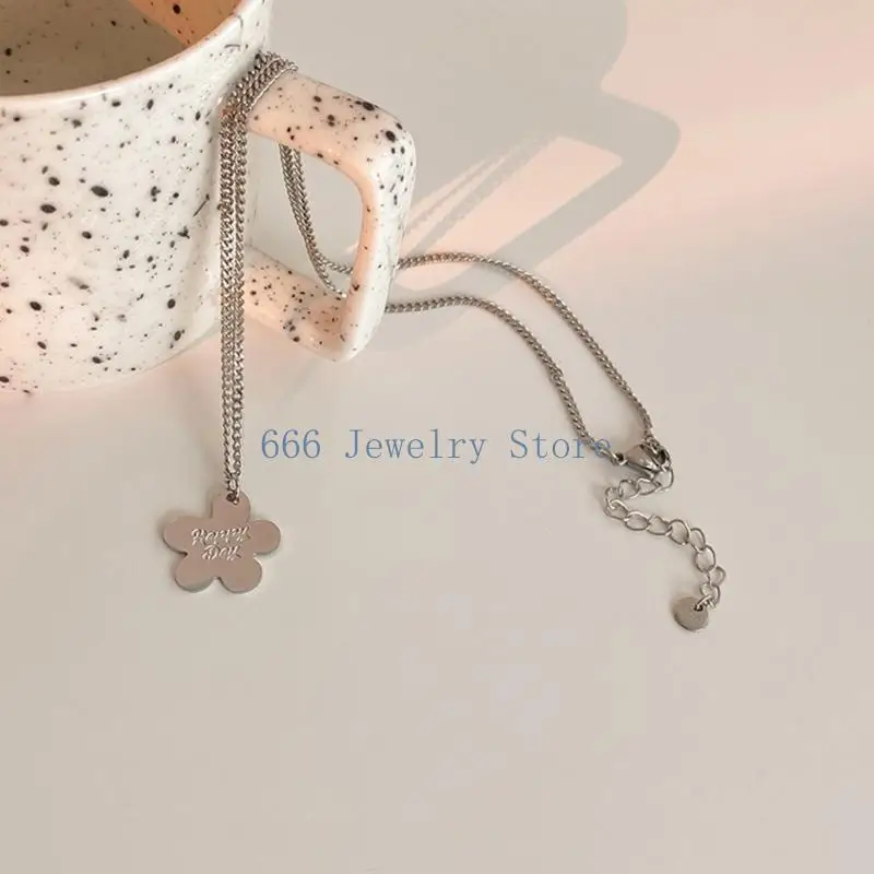 F2TD Fashionable Pendant Neck Chain Trend Neckwear Jewelry for Stylish Individuals