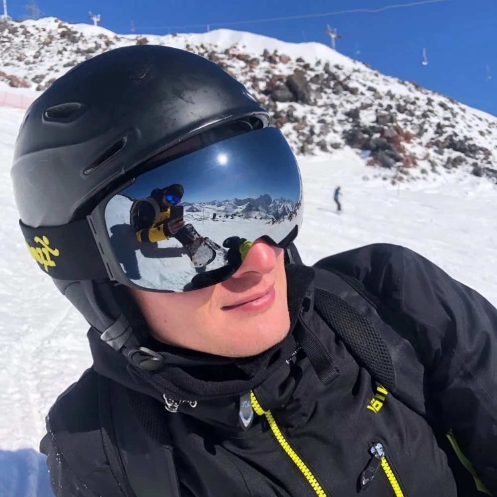 Copozz Magnetische Skibrillen Met Quick-Change Lens En Case Set 100% UV400 Bescherming Anti-Fog Snowboard Goggles voor Mannen & Vrouwen