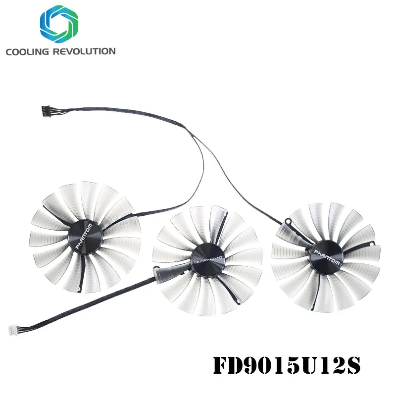 

FD9015U12S DC12V 0.55A 4PIN Graphics Fan For GAINWARD RTX2080S RTX2070S RTX2060S Phantom Cooling Fan