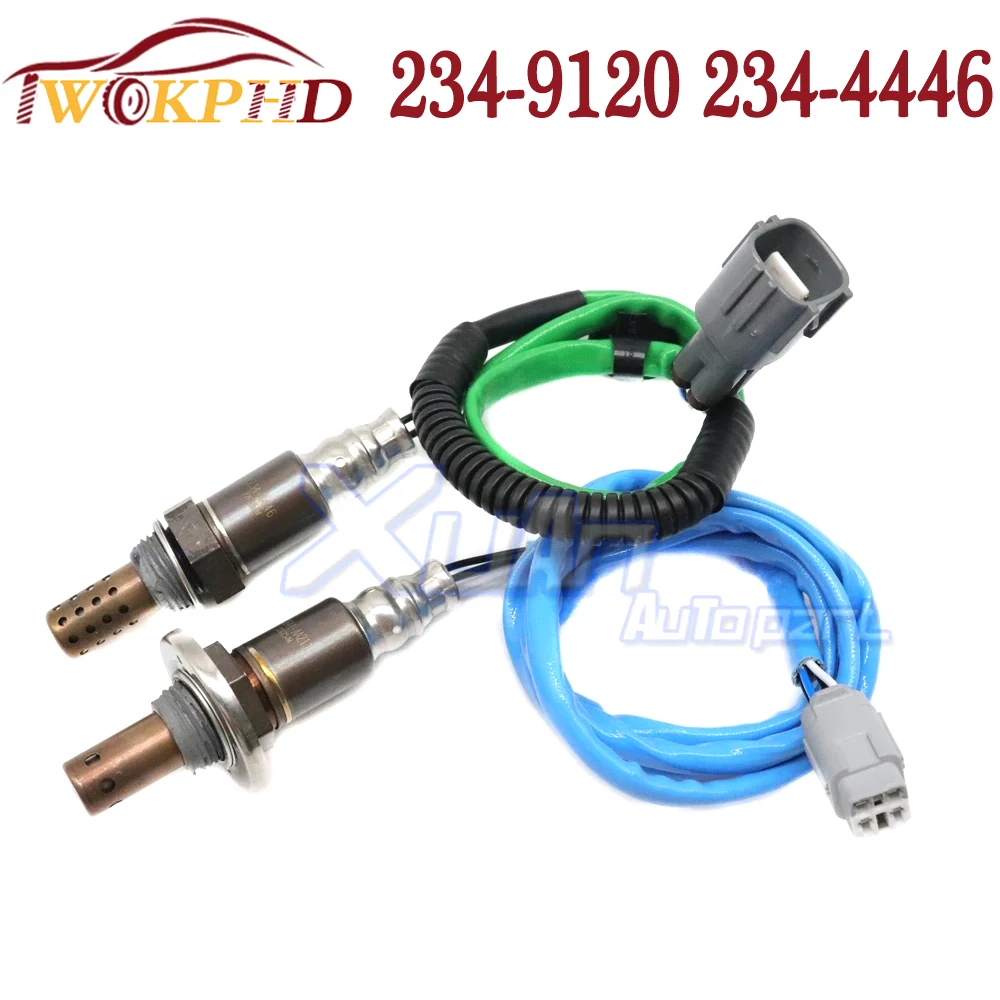 2PCS Upstream Downstream 234-9120 234-4446 Air Fuel Ratio Lambda Oxygen Sensor For Subaru Outback Legacy Impreza 2.5L 2004-2008