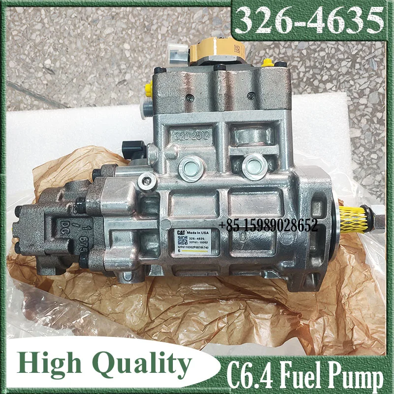 E320D Injector Fuel Pump 3264635 326-4635 for Caterpillar C6.4 Engine Diesel Injector Fuel Pump 320D 32F6110302 32F61-10302