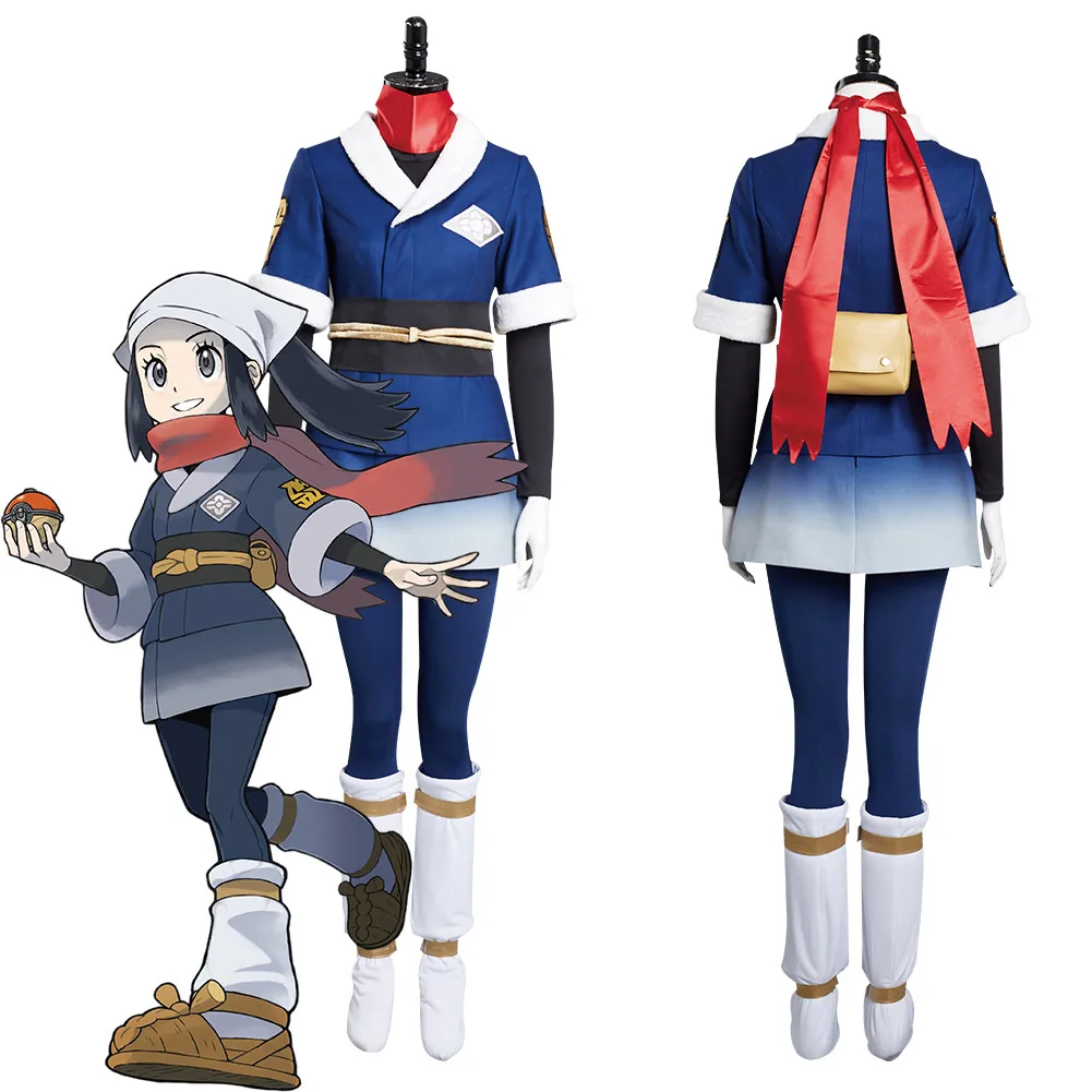 Game Legends: Arceus - Akari Cosplay Kostuum Outfits For Women