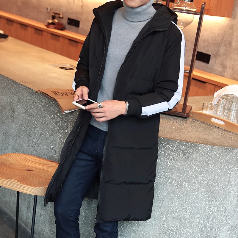 

Youthful Couple Cotton Jacket Winter New Style Slim Fit Coat Men's Mid-Length Trendy Winter Clothes Polyester Fiber 100%