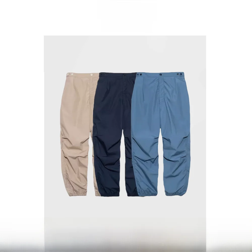 

Мужские повседневные брюки для активного отдыха, водонепроницаемые, свободного кроя, зауженные, с завязками на манжетах, длинные, молодежные, модные, стандартные, тонкие, из полиуретана