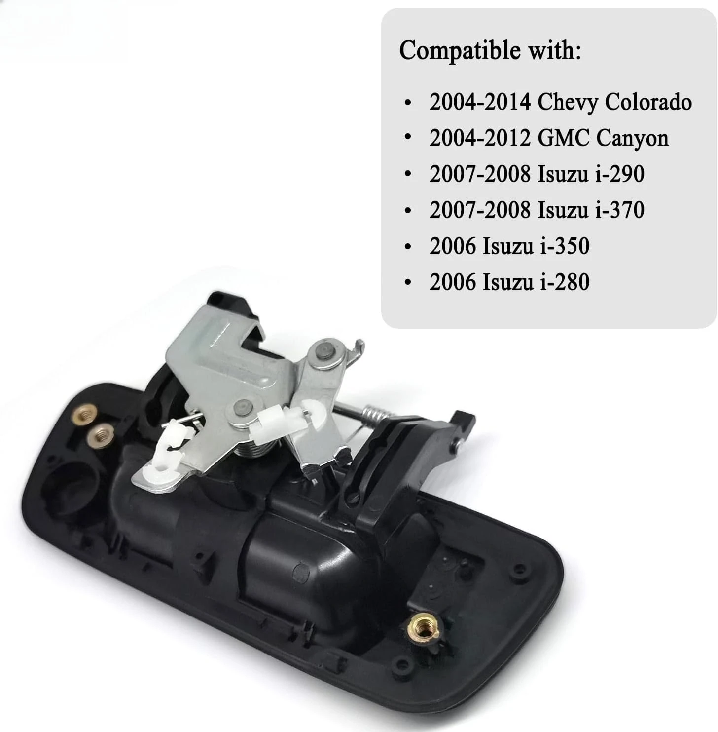 

Защелка ручки задней двери без замочной скважины, подходит для Chevy Colorado GMC Canyon 04–14 Isuzu i-280 i-290 i-350 i-370 97319415 GM1915127